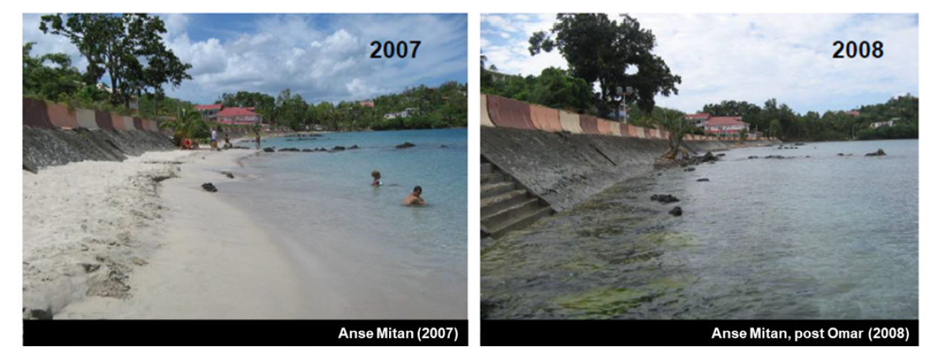 Erosion Anse Mitan